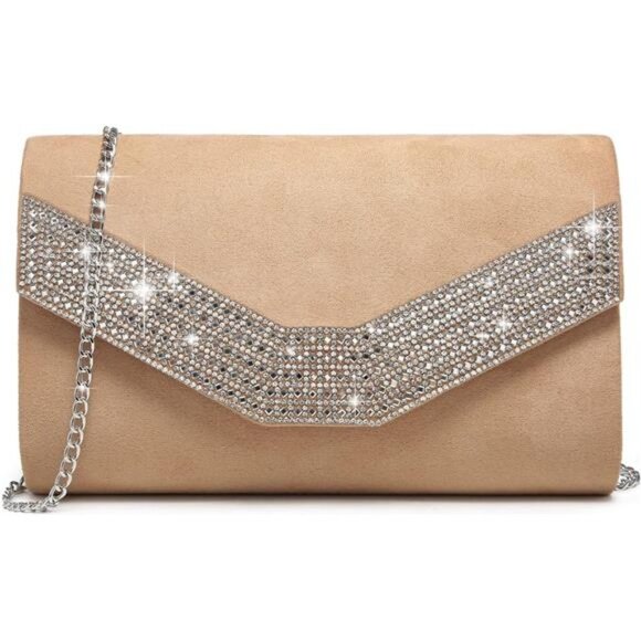 Women's Evening Bags Formal Party Clutches Wedding Purses Cocktail Prom Handbags - Picture 1 of 6